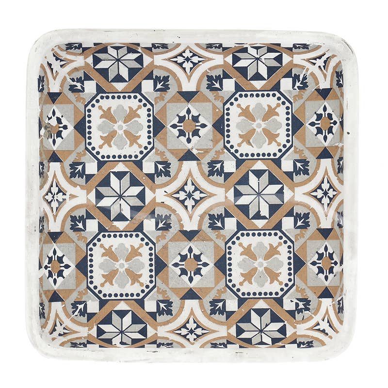 Esschert Design USA - Wholesale Bird Bath - Portuguese Tile Bird Bath, Concrete2