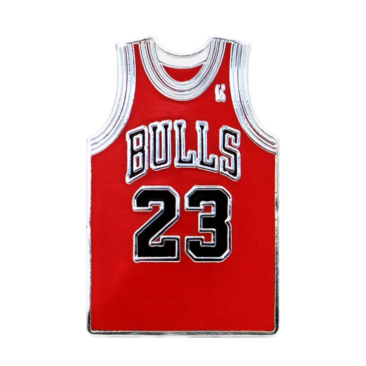 Kavajnål i form av Jordan Bulls-tröja för wholesale av Kingpinz