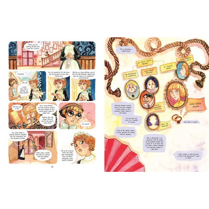 Simon & Schuster - Wholesale Graphic Novel - Enola Holmes: The Graphic Novels by Serena Blasco3