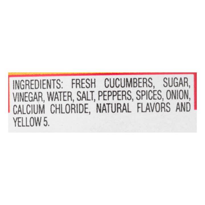 Bell-View Brand Foods - Wholesale Pickled Vegetables - Fresh Pack Hot & Sweet Cucumber Chips 16oz.