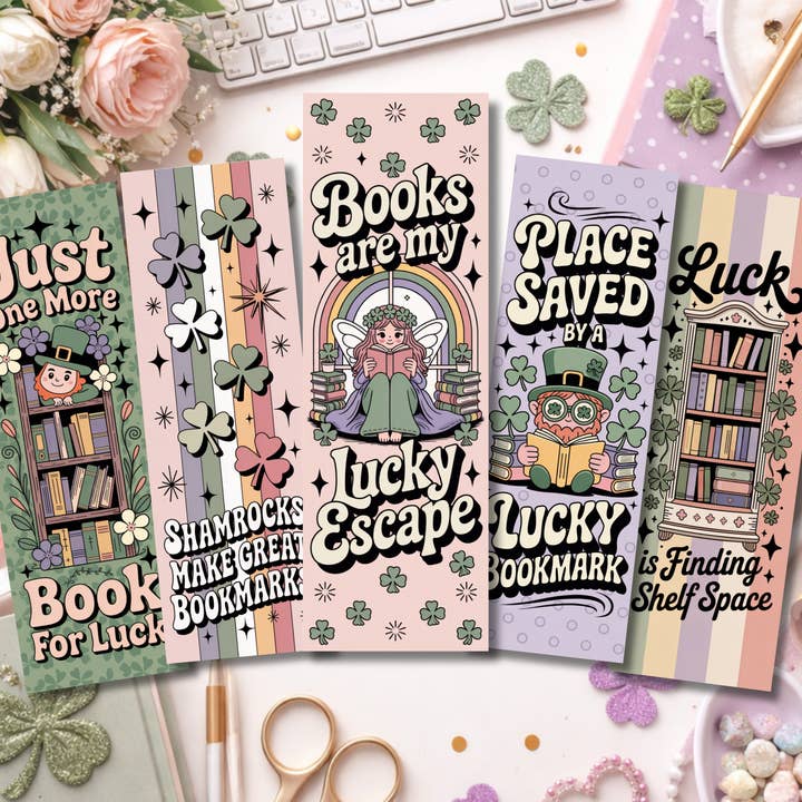 Auburn Row Design - Wholesale Bookmark - St. Patrick's Day Lucky Bookmarks7