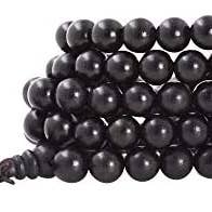 Mandala Crafts - Wholesale Prayer Beads Necklace - Mandala Crafts Natural Wood 108 Mala Prayer Beads Necklace, Bracelet from for Meditation, Yoga15