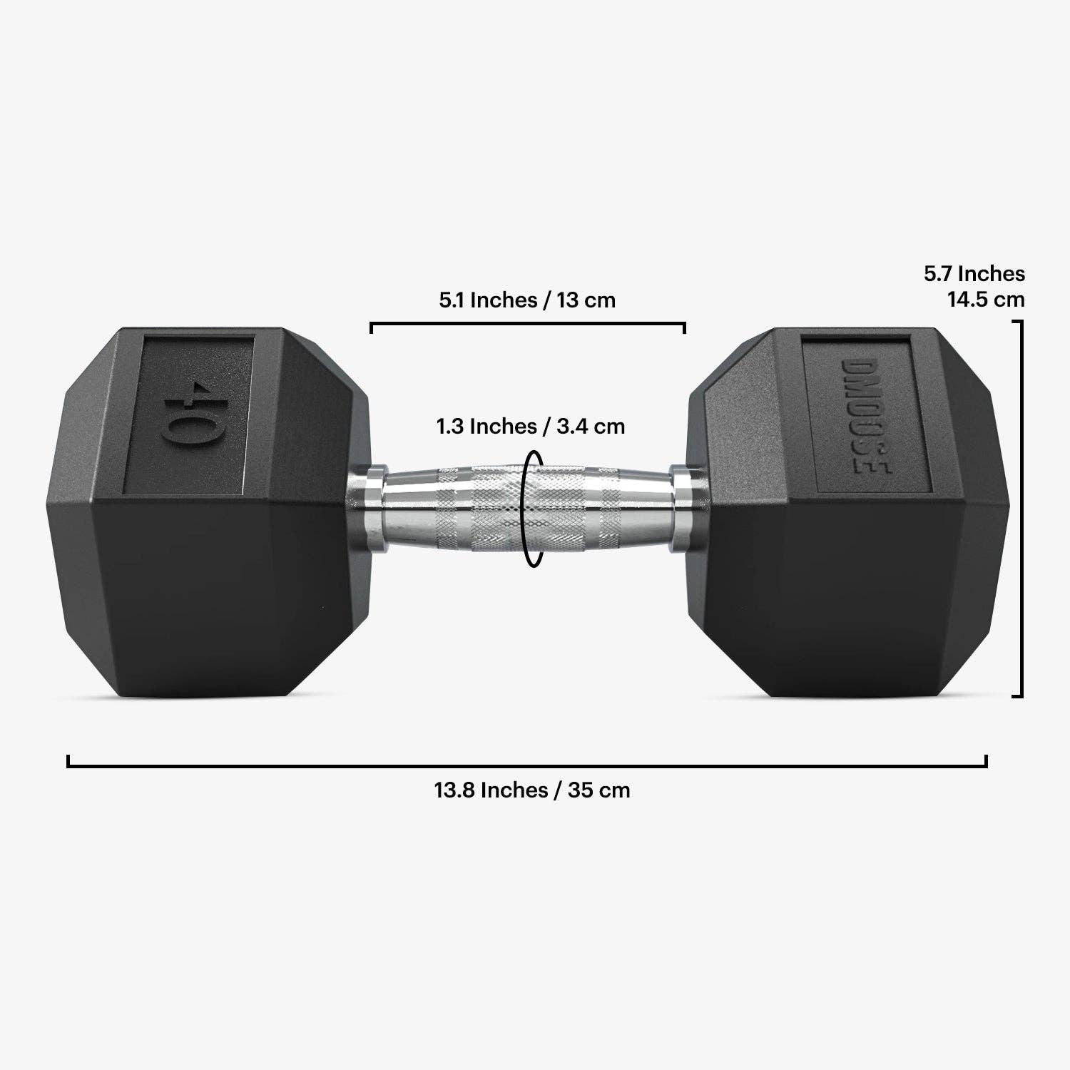 DMOOSE - Vente Équipement de fitness - Haltères Hex15