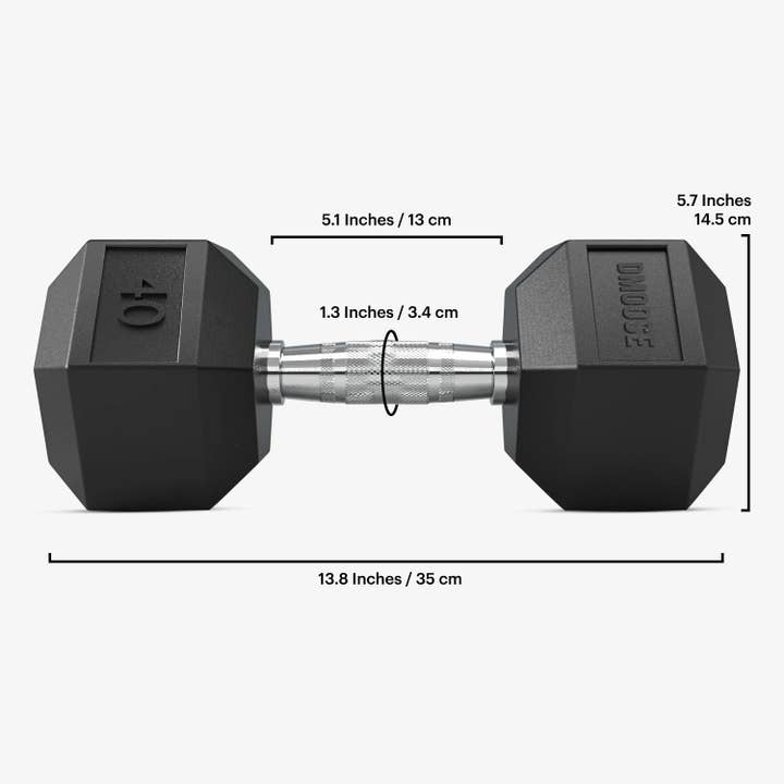 DMOOSE - Vente Équipement de fitness - Haltères Hex15