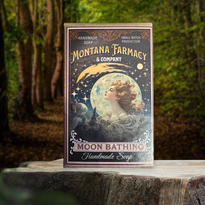 Montana Farmacy - Wholesale Bar Soap - Marvelous night 4 a moon bath handmade soap cypress lavender