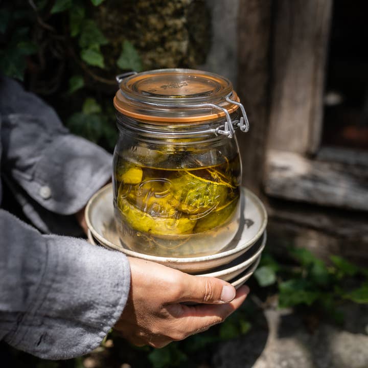 Le Parfait - Wholesale Jar - 750ml Rounded French Glass Storage Jar WAirtight Rubber Seal2