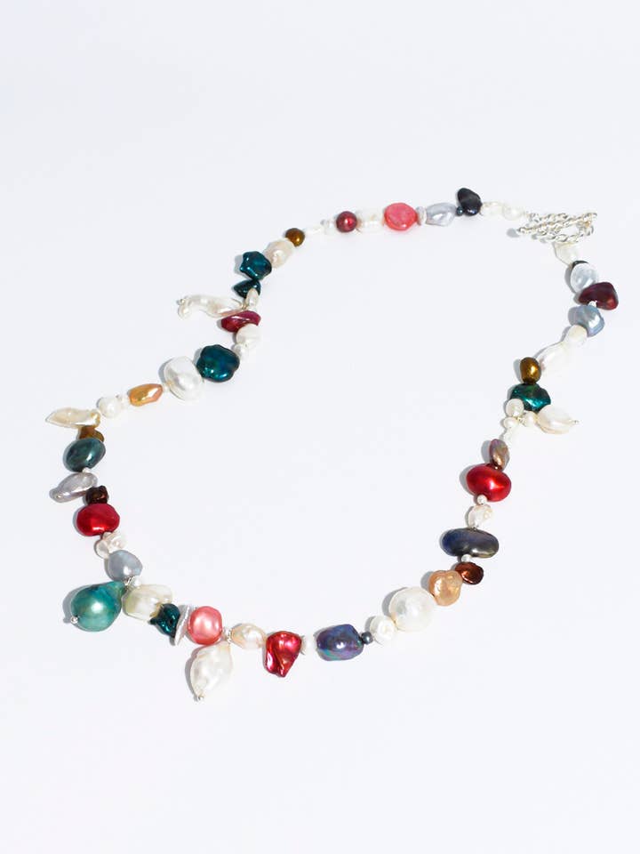 Collar de perlas mixtas VERÍ para venta al por mayor de Ann Acid