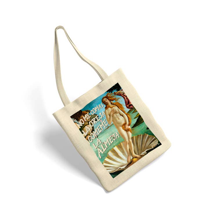 PTFL Art Fabric Bag - Don't Eat Me for wholesale by Puterful