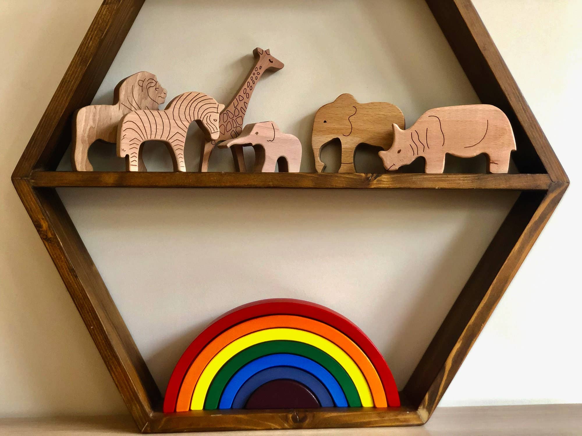 kidodido - Venta al por mayor Juguete de madera - Niños - Animales de Madera Safari, Juguetes de Madera Artesanales para Niños Pequeños9