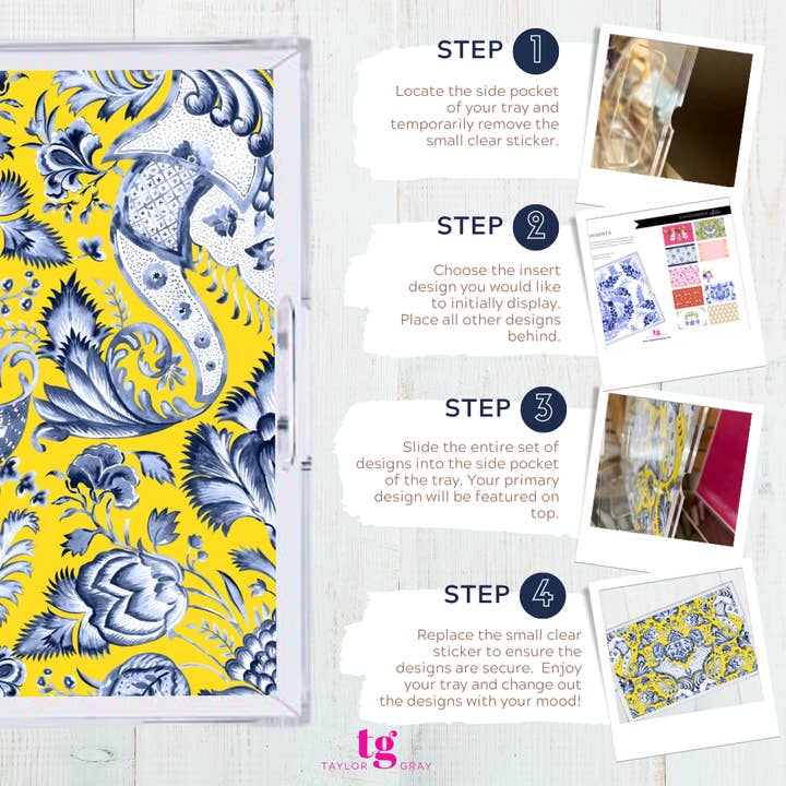 TAYLOR GRAY – wholesale Decorative tray – 11x17 Acrylic Tray Blank PRE-ORDER2