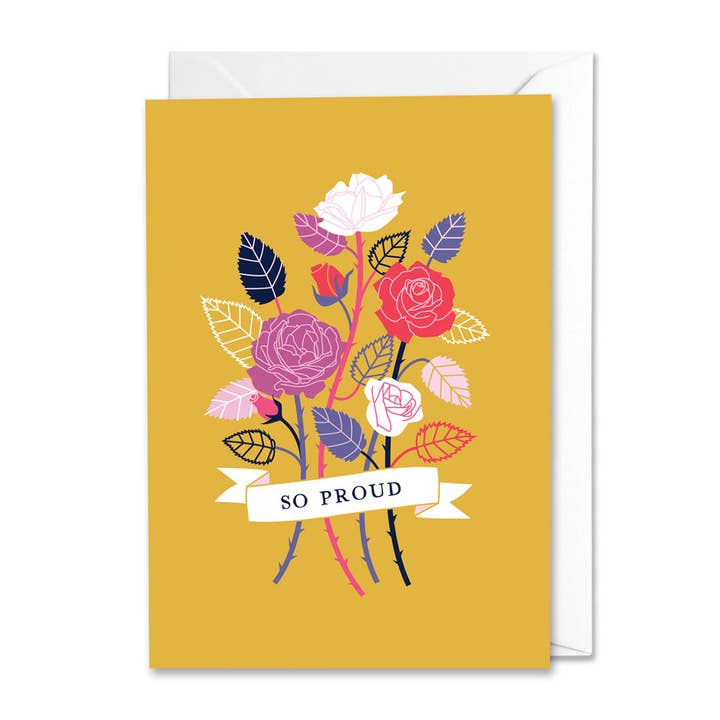 So Proud card for wholesale by Middle Mouse