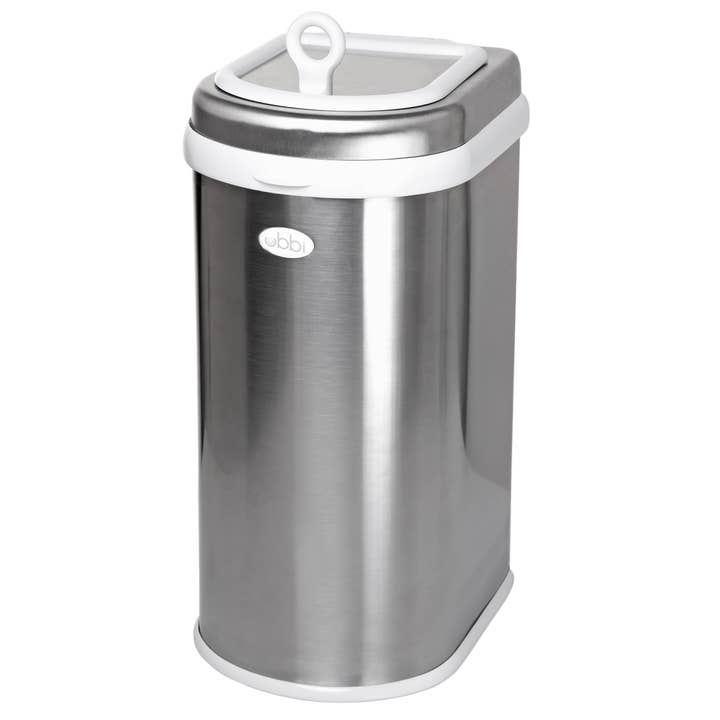 Ubbi - Wholesale Pet Poop Bag Dispenser - Chrome Pet Waste Pail