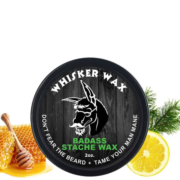 Badass Beard Care - Wholesale Beard Styling Product - Badass Mustache Wax