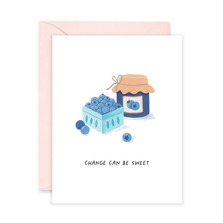 Cartão de Saudação Mirtilo: A Mudança Pode Ser Doce por atacado de Isabella MG