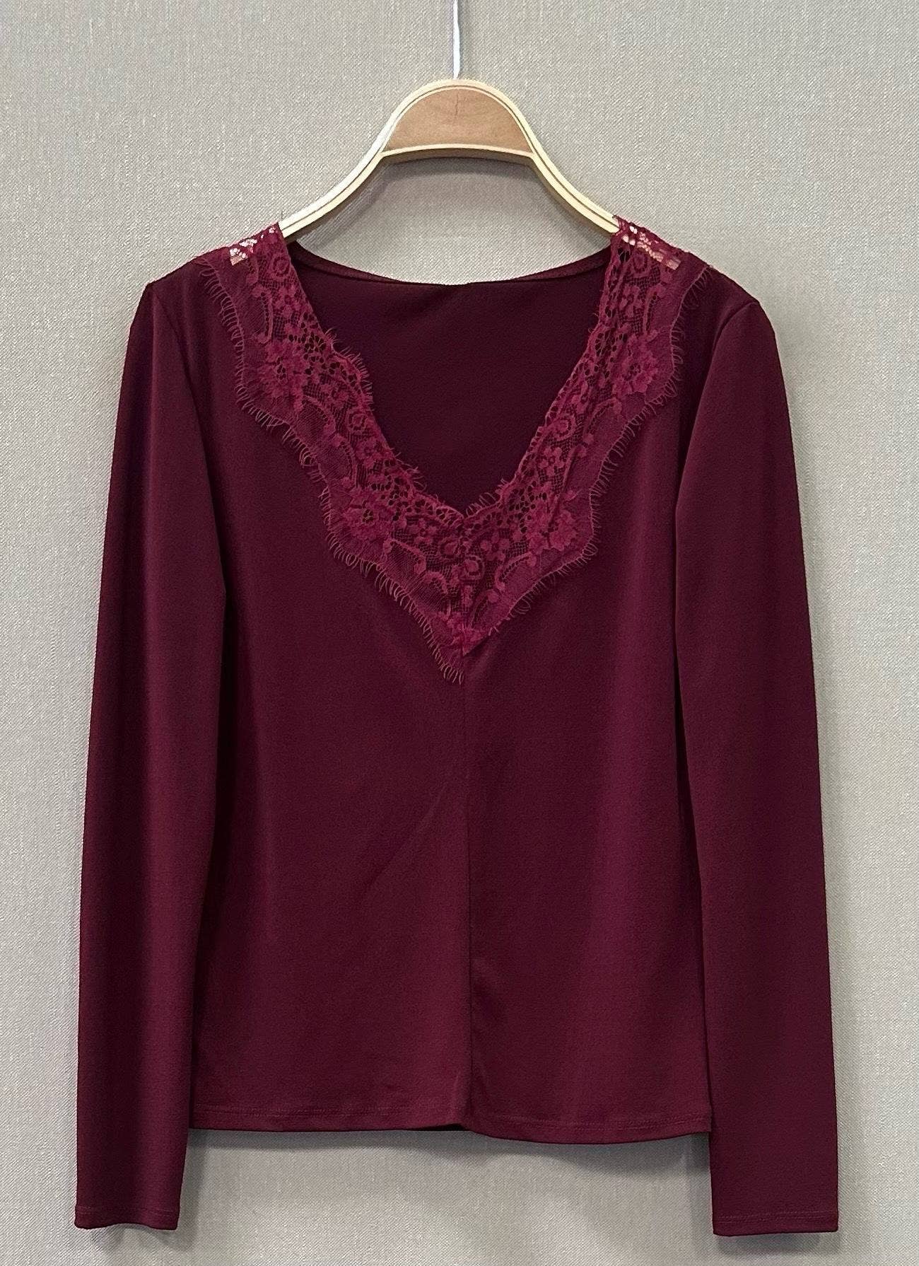 SWEET MAGIC MODA Y COMPLEMENTOS - Wholesale Blouse - Women's - LACE COLLAR BLOUSE0