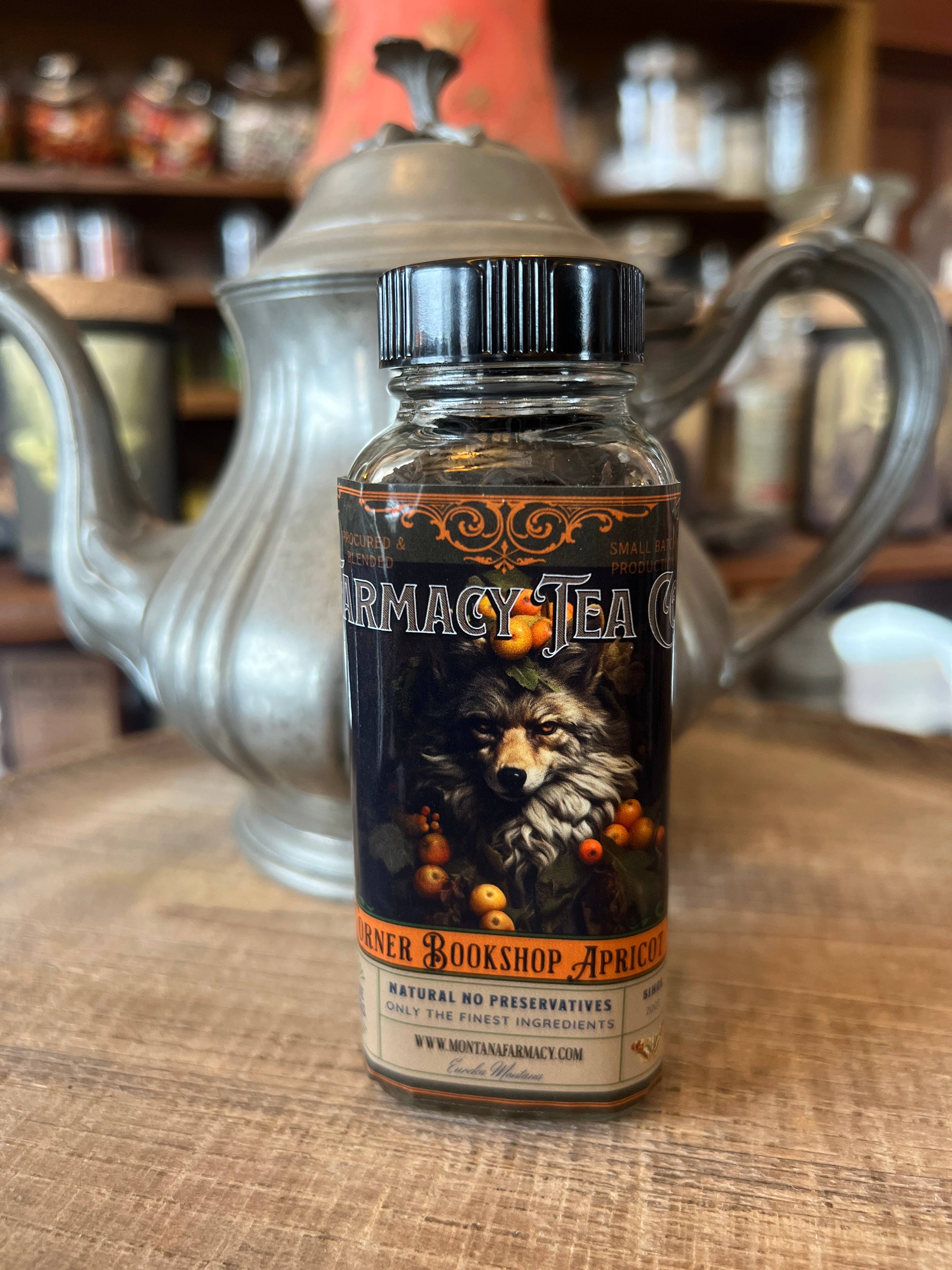 Montana Farmacy - Wholesale Loose Tea - Corner Bookstore Bookshop Literary tea Apricot2