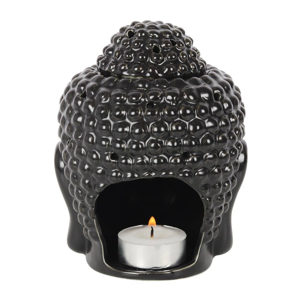 Something Different Wholesale - Wholesale Oil Warmer - Black Buddha Head Oil Burner and Wax Warmer3