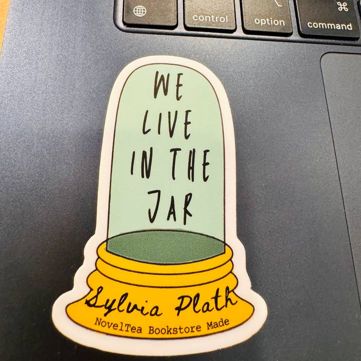 NovelTea Bookstore & Gifts - Vente Autocollant - Autocollant en vinyle inspiré de Sylvia Plath, The Bell Jar2