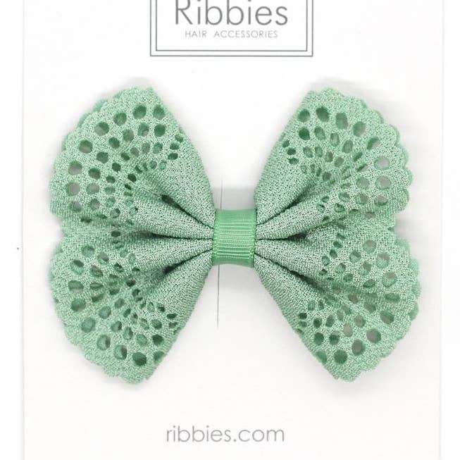 Fiocco con occhielli Aqua per la vendita all'ingrosso da parte di Ribbies