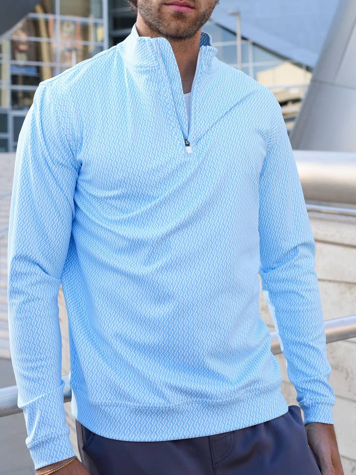 USA Palm - Wholesale Sweatshirt - Unisex - Cloud 1/4 Zip18