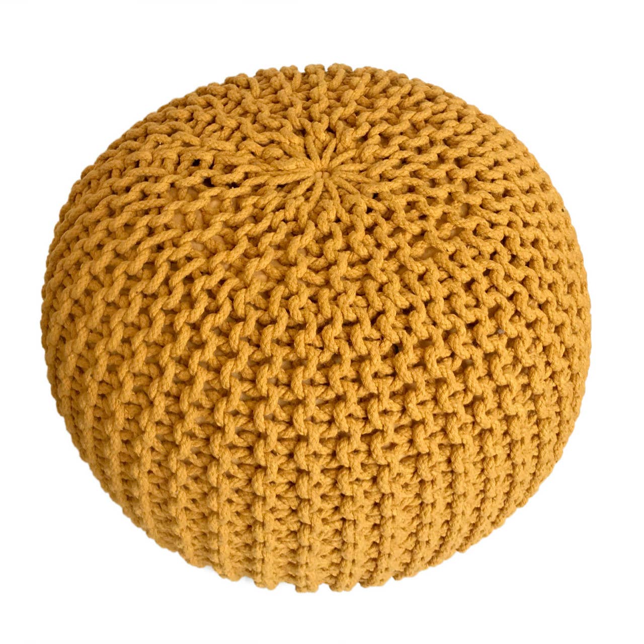 Voglrieder - Wholesale Pouf - Pouf, diameter 55 cm, knitted stool, pouf, pouf, floor cushion, large78