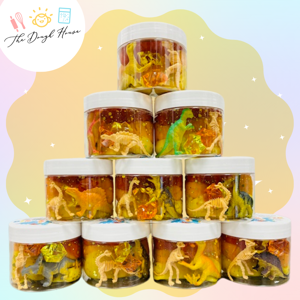 The Dough House - Wholesale Putty/Slime - Kids - Fun Size Dinosaur Magical Jars1