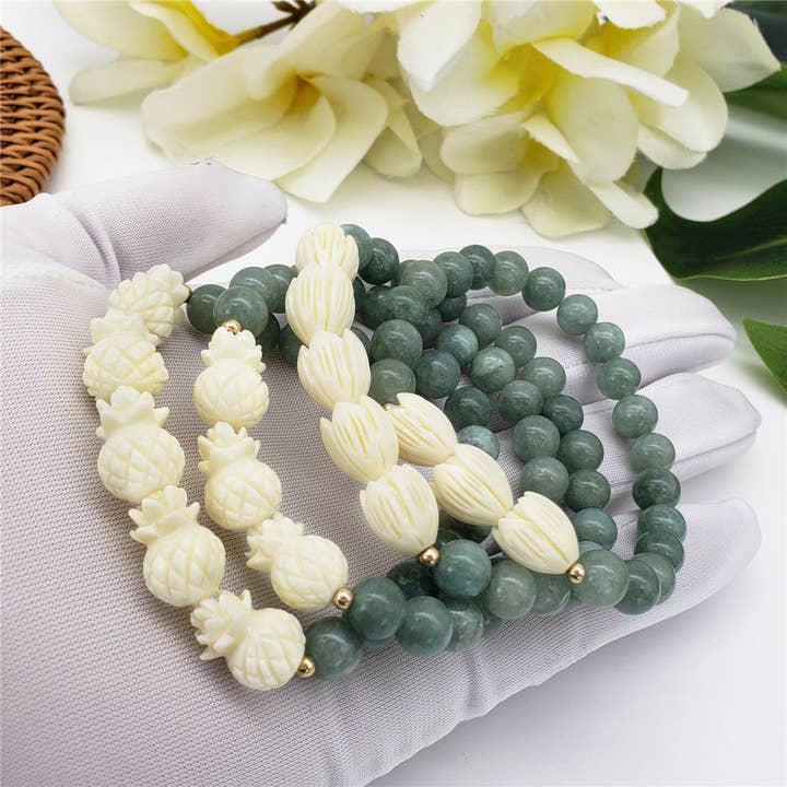 S&T Collections - Wholesale Beaded Bracelet - Hawaiian Bracelets In Different Styles And Colors22
