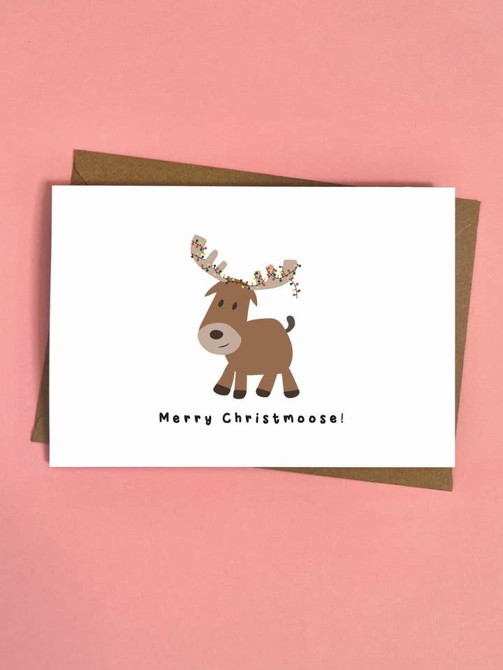 Merry Christmoose for wholesale by Giggl Greetings