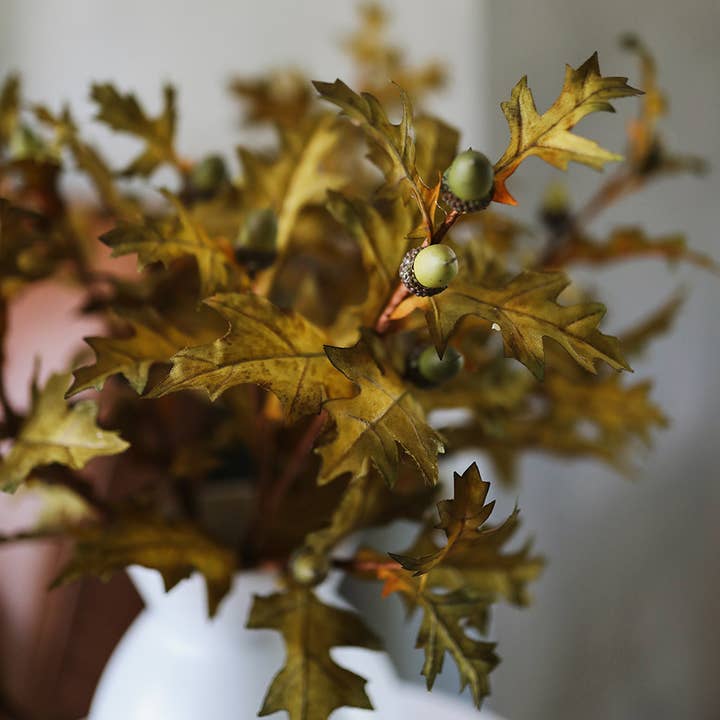 Prestige Botanicals - Vente Plantes artificielles - Feuilles de chêne artificielles avec glands, 28 pouces3