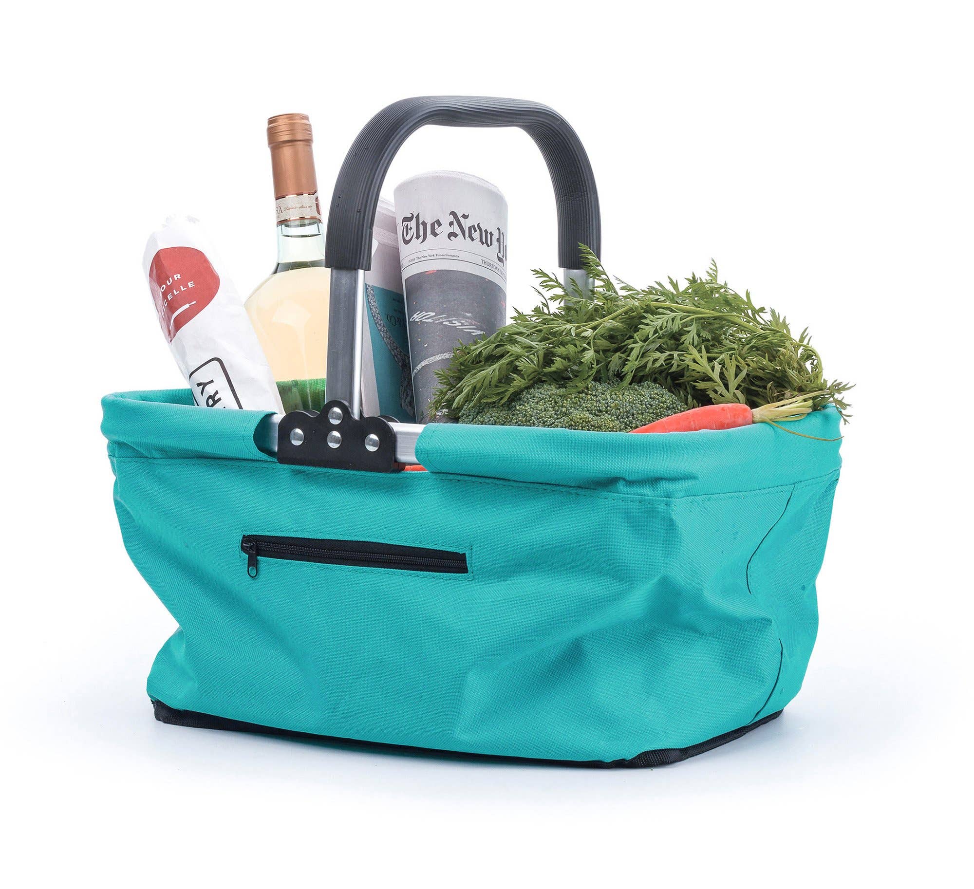 RSVP International - Wholesale Basket - Market Basket - Turq.6