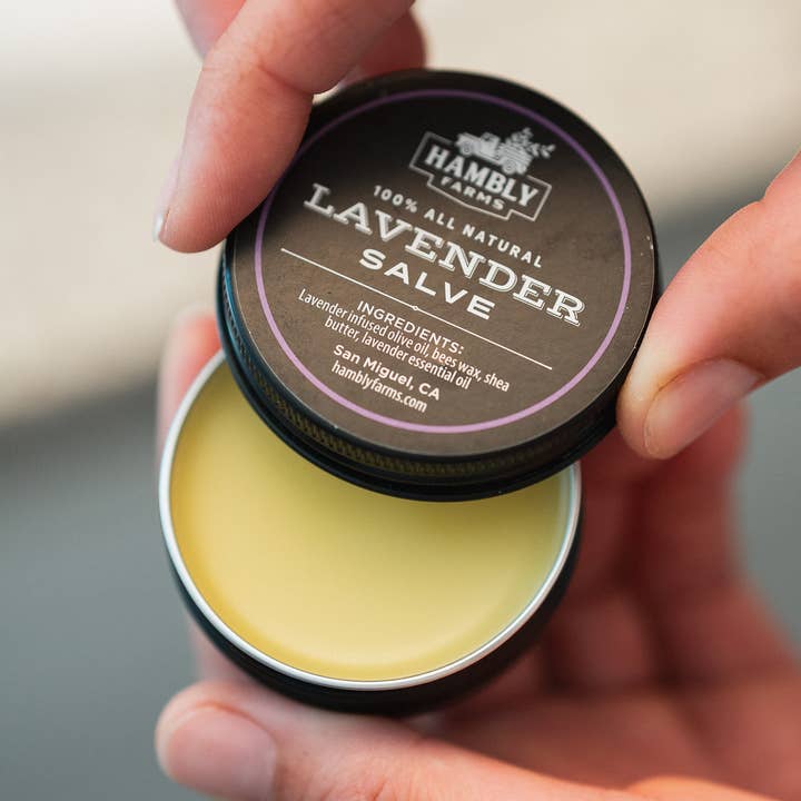 Lavender Salve – Soothing Skin Support from Farm to Tin for wholesale by Hambly Lavender Farm