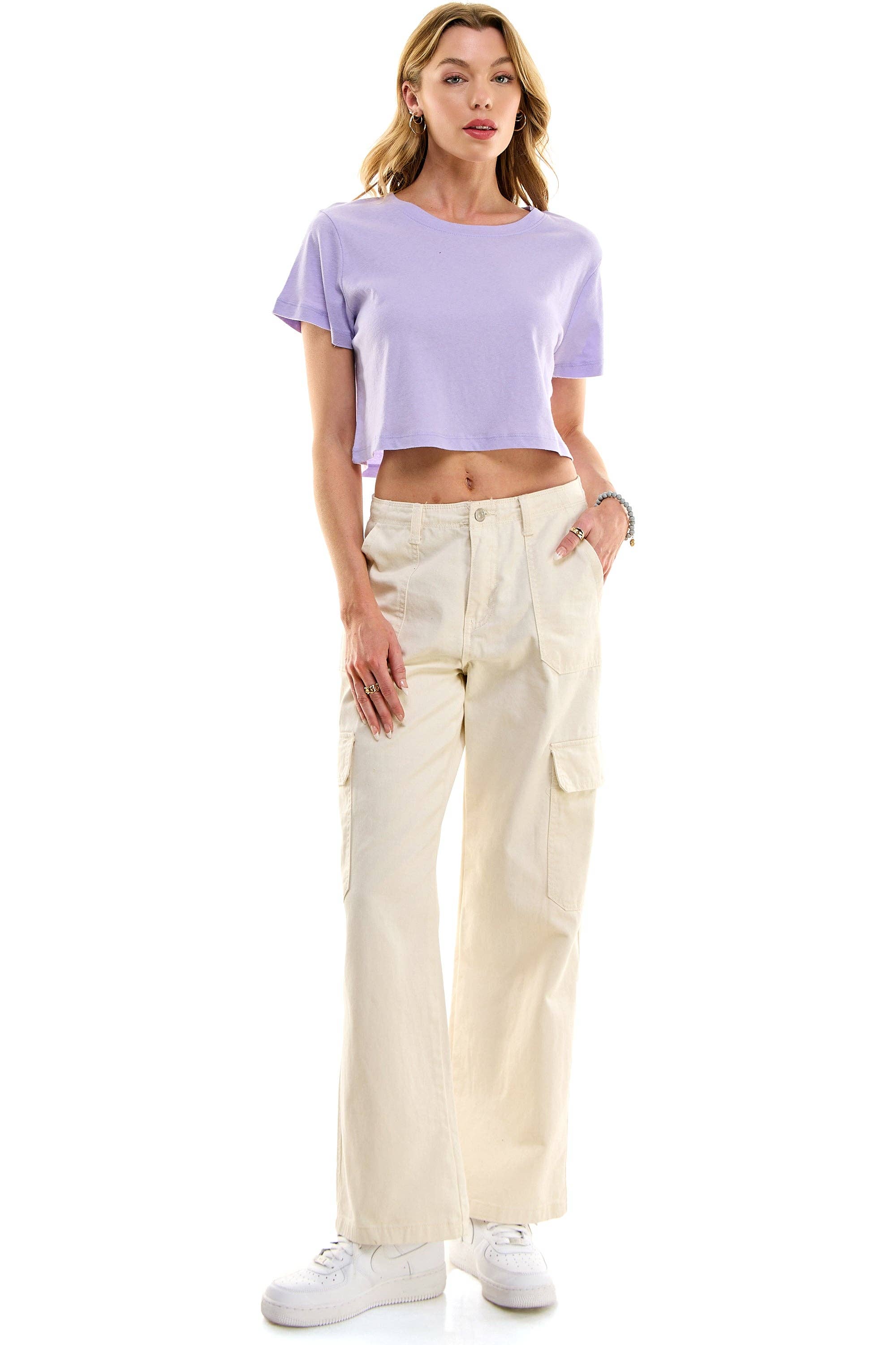 LOVING PEOPLE - Wholesale T-Shirt - Women's - Premium Cotton Crop Tees131