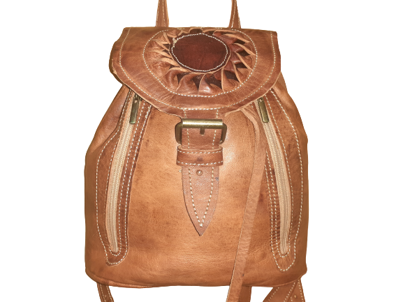 Hecho a mano - Wholesale Backpack - Women's - Fez backpack, double pocket, small zipper, sun2