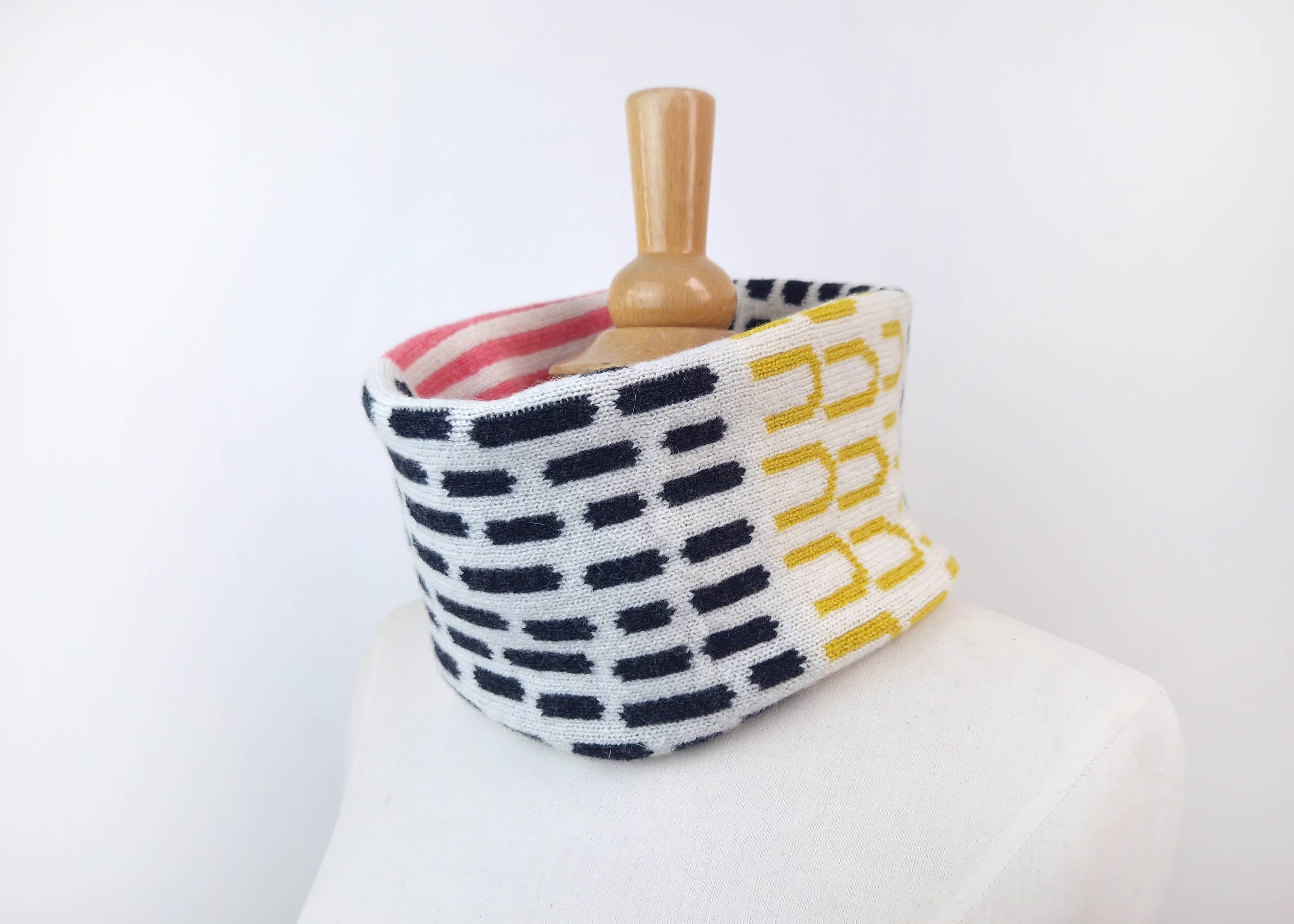 Candy Coated Accessories - Wholesale Scarf - Women's - Lambswool Neck Warmer Snood - Blue, Green, Charcoal & Ecru4