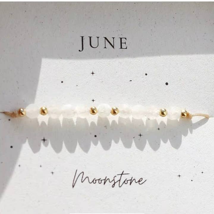 Curated By Suarez - Wholesale Beaded Bracelet - Crystal Birthstone Bracelet11