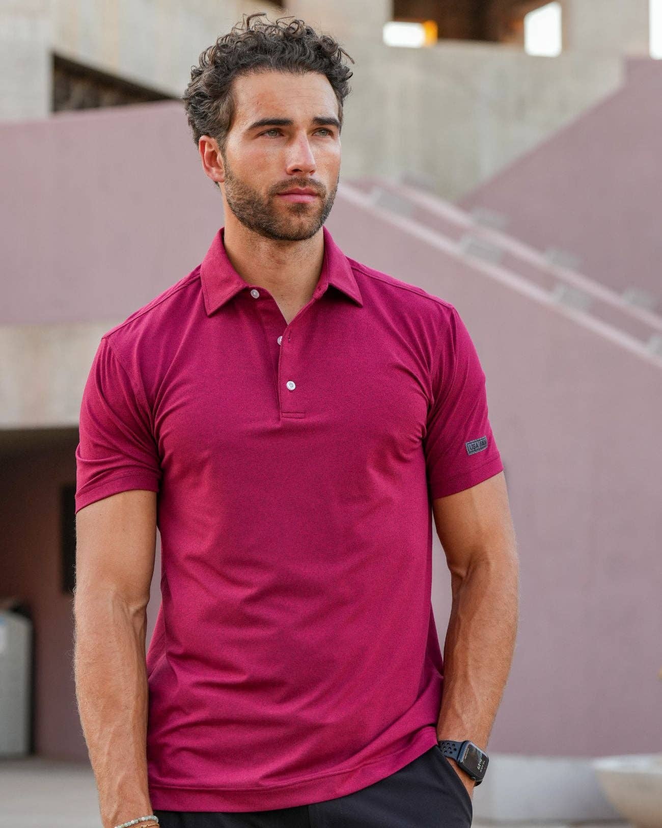 USA Palm - Wholesale Polo - Men's - Heathered Polo23