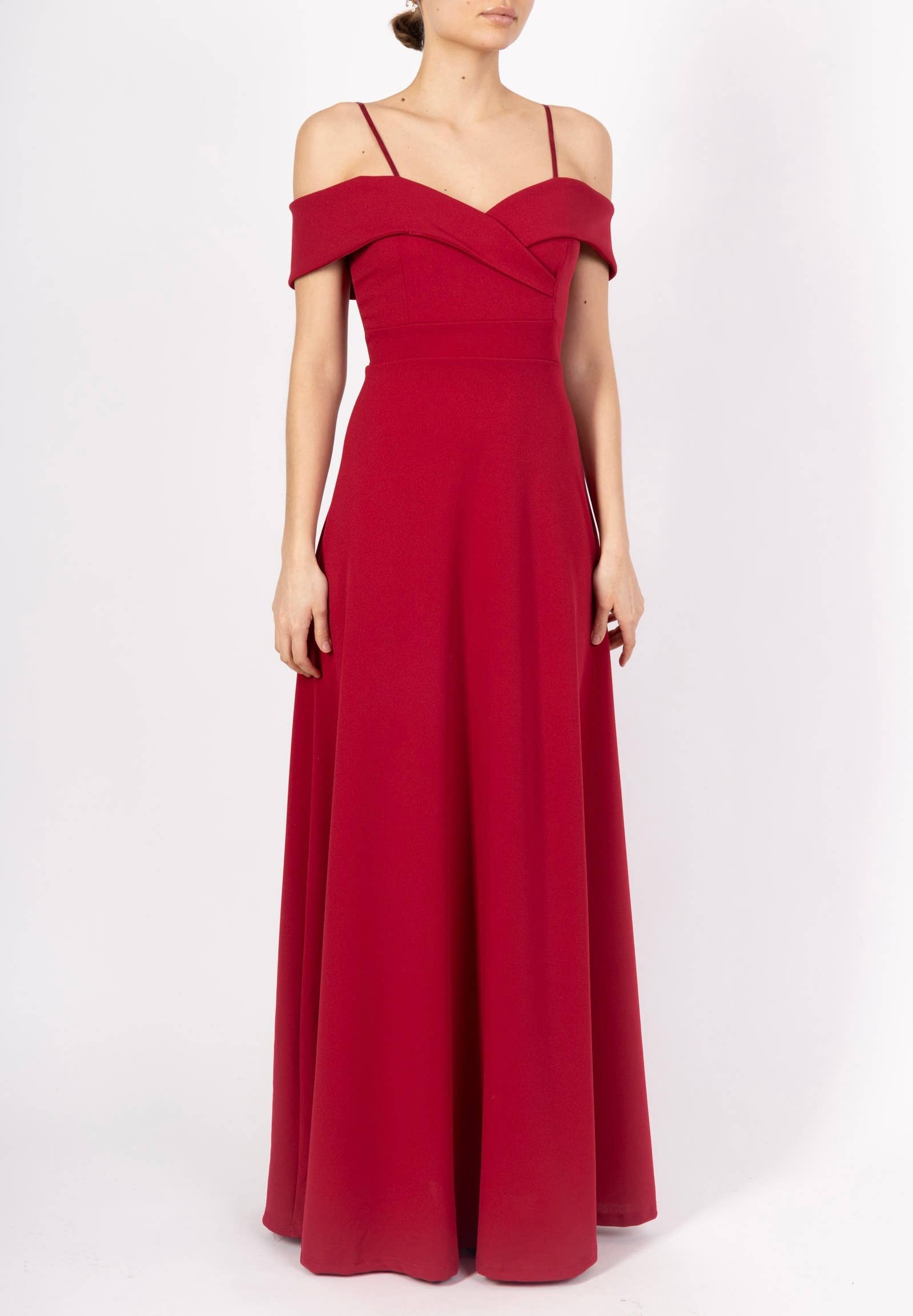 Alice'Desir - Wholesale Gown - Women's - 8892 A-line dress with boat neckline13