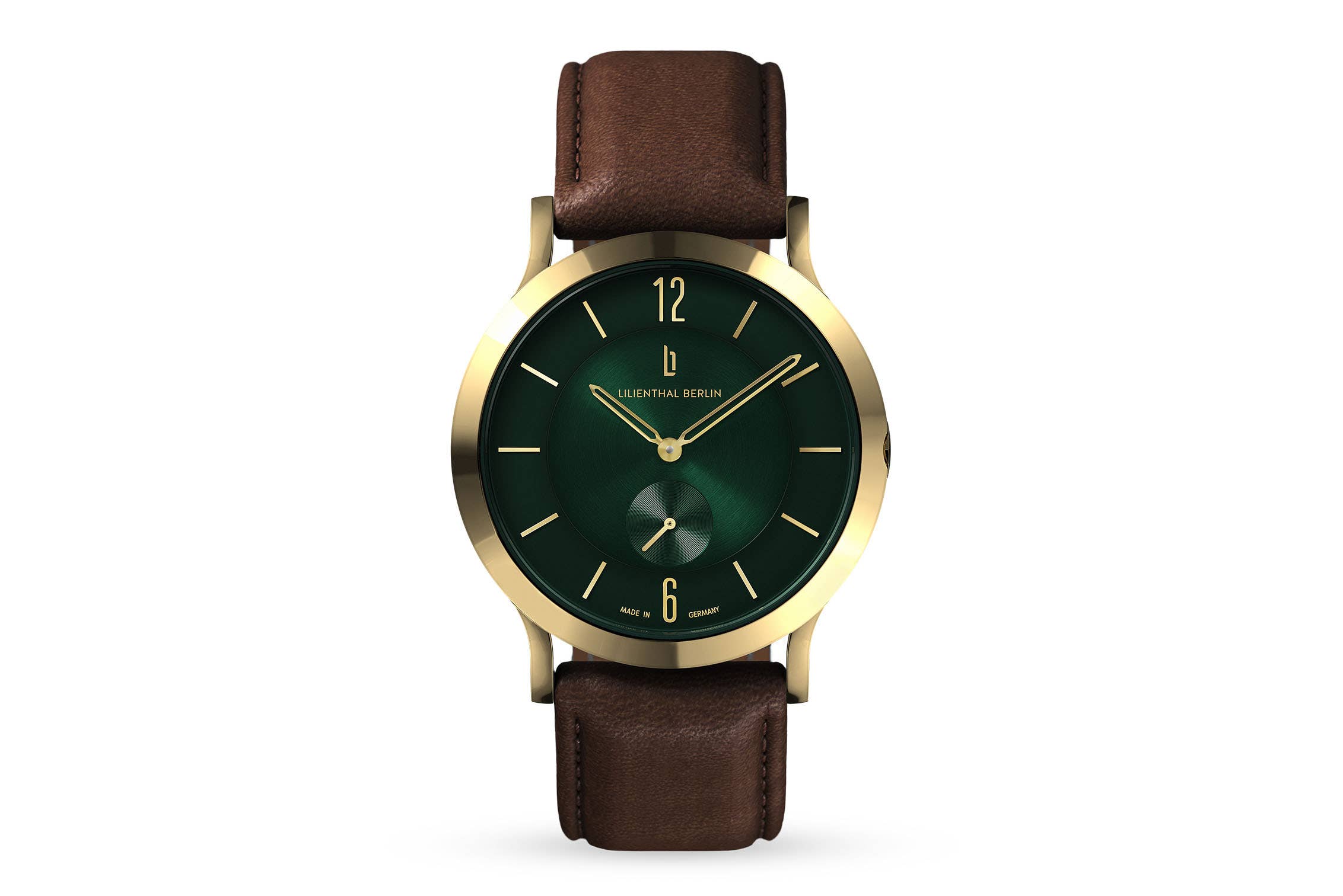 Lilienthal Berlin – Relógio de pulso - Homem por atacado – O clássico ouro verde7