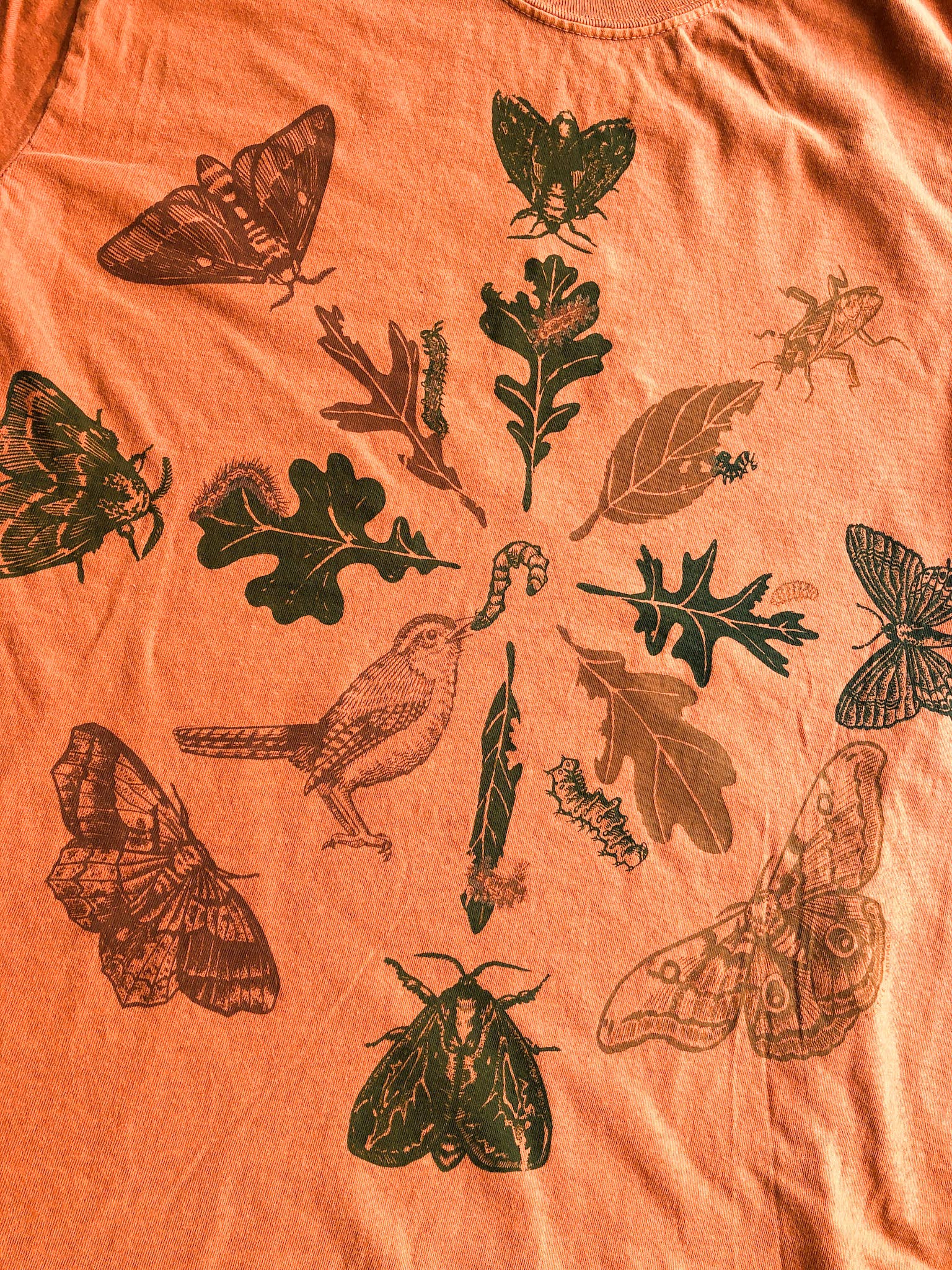 Solstice Handmade - Wholesale Screen Printed T-Shirt - Unisex - Oak Cotton T shirt1