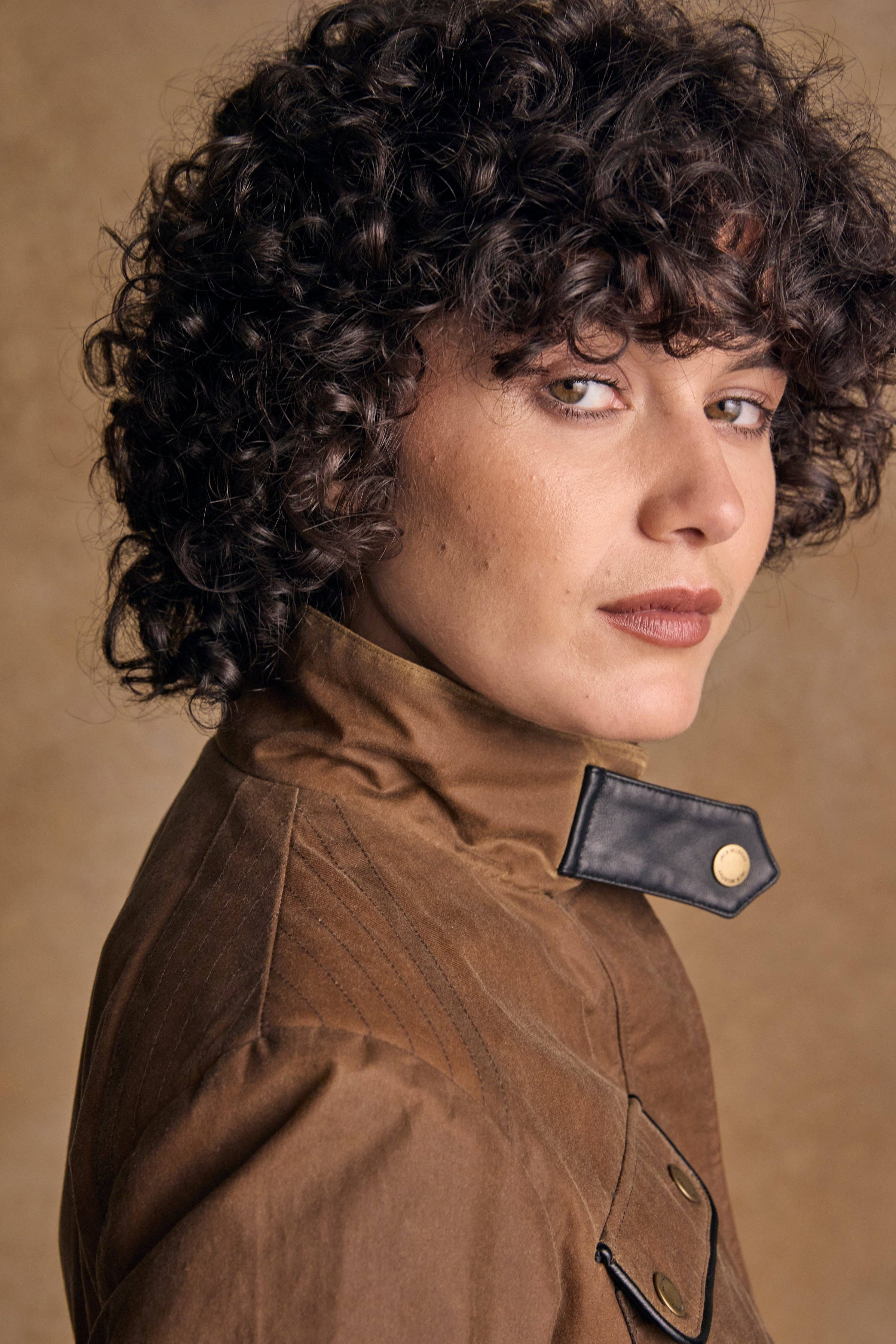 Jack Murphy Clothing - Wholesale Jacket - Women's - Orla Wax Jacket - Tan6