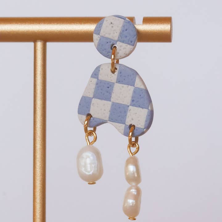 Rainbow's Clay - Wholesale Dangle Earrings - Pearl Drops6