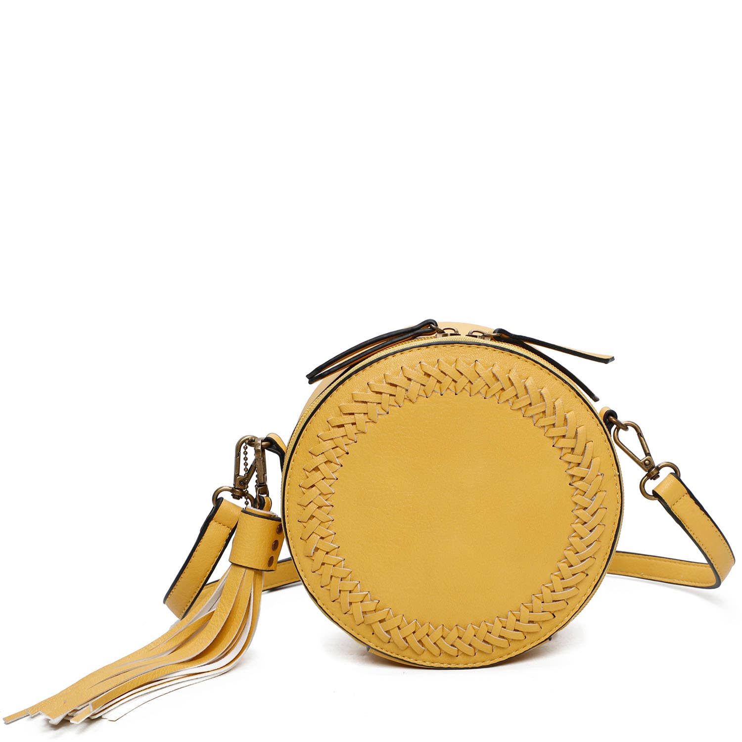 AMPERE CREATIONS – wholesale Axelväska - Dam – Suzie Classic Vegan Lädervävd rundad crossbody-väska3