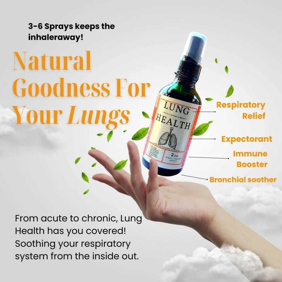 Back2Nature Herbals – Engroshandel Kosttilskud og vitaminer – Økologisk lungestøttespray2