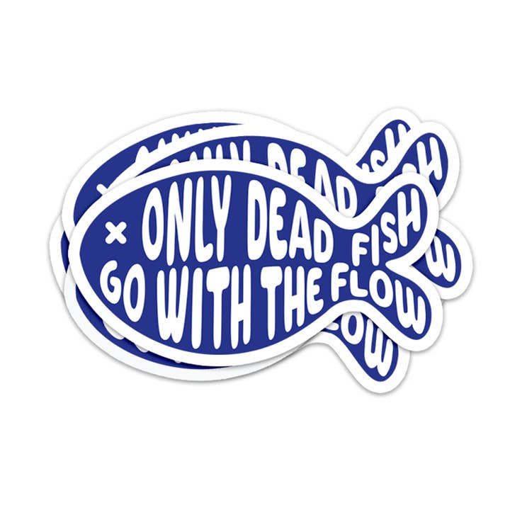 Sticker Only dead fish for wholesale by Studio Inktvis