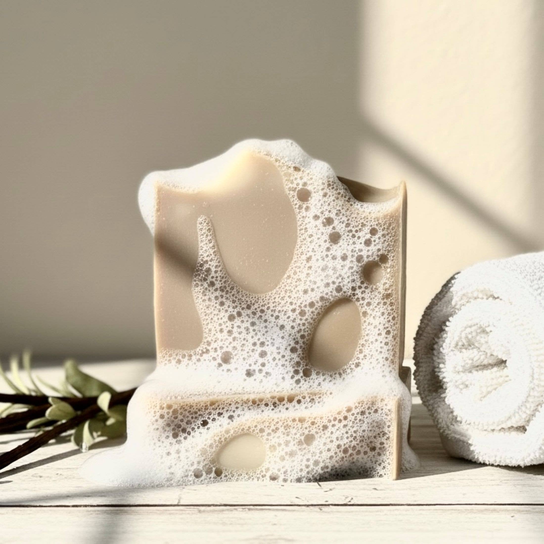 SARATOGA SOAP COMPANY - Wholesale Bar Soap - Sandalwood Vanilla Handmade Soap Bar VEGAN COLD PROCESS7