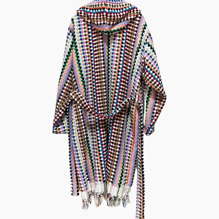 Kikoya - Wholesale Robe - Unisex - Pom Pom Bathrobe Handloom Turkish Cotton Resort Heavy Luxury3