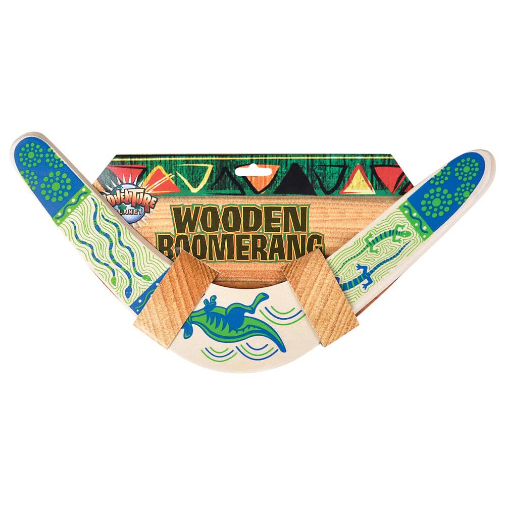 La Luna Bella - Toys - Wholesale Classic Toy - Kids - 14.5" WOODEN BOOMERANG LLB kids toys1