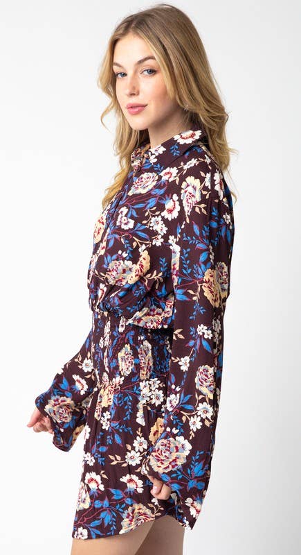 Crème marron Robe Ophelia en vente sur Faire1