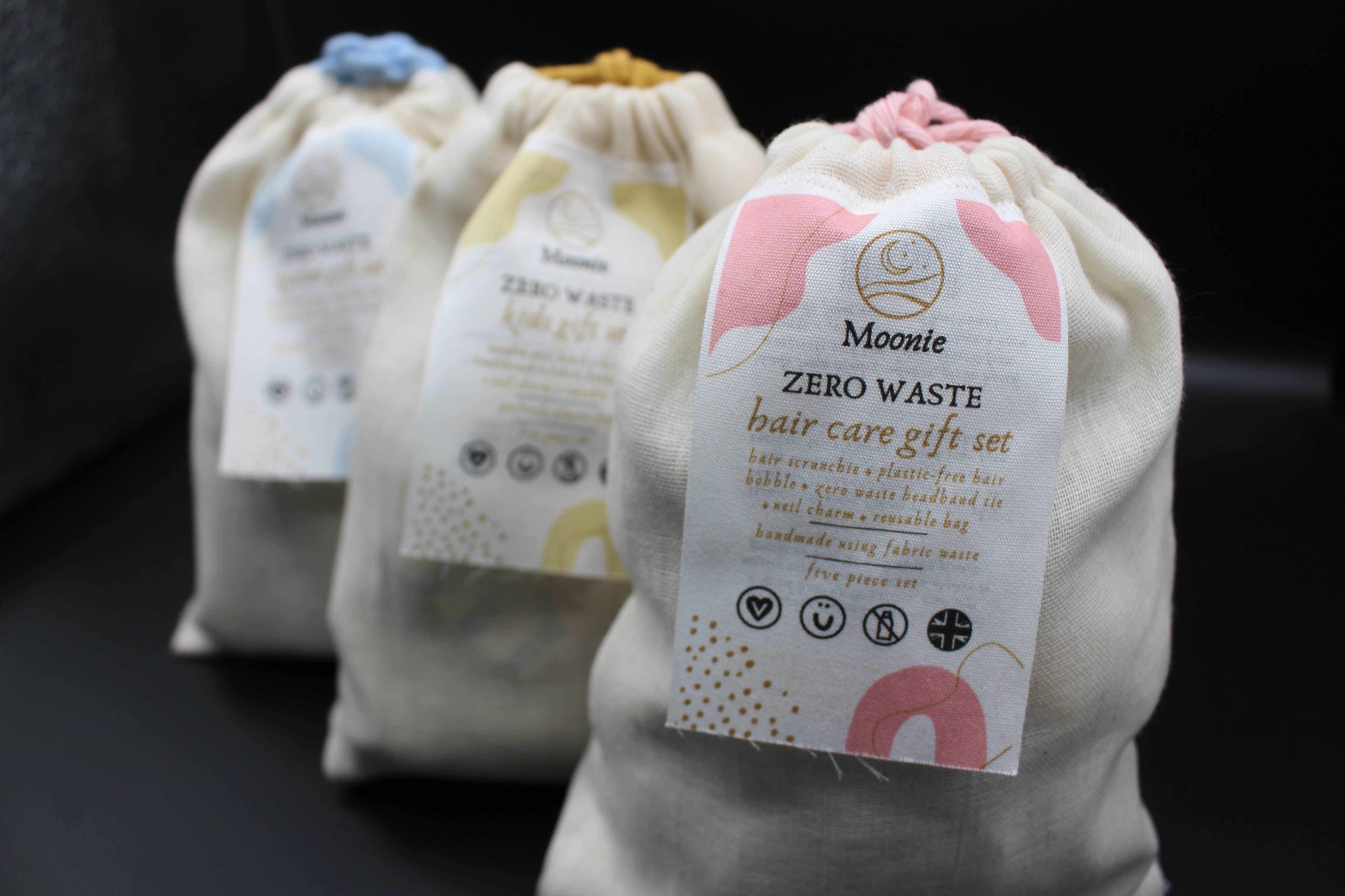 Moonie Eco Friendly Products - Wholesale Hair Accessories Set - Women's - Zero Waste Hair Care Gift Set2