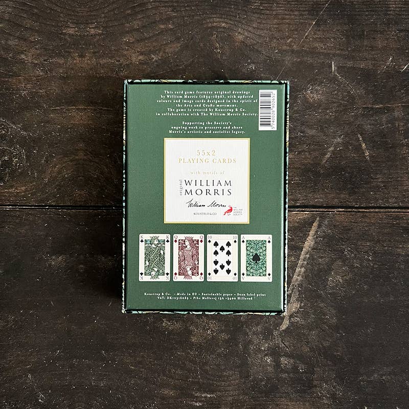 Koustrupco - Wholesale Playing Cards - BRIDGE CARDS/ PLAYING CARDS- William Morris Bird - 2 Pack5